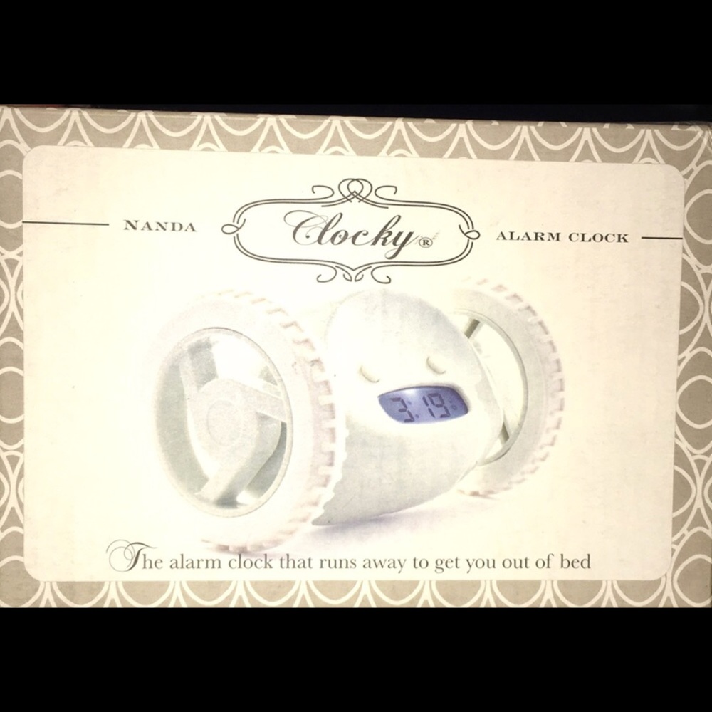 Clocky the rolling clock